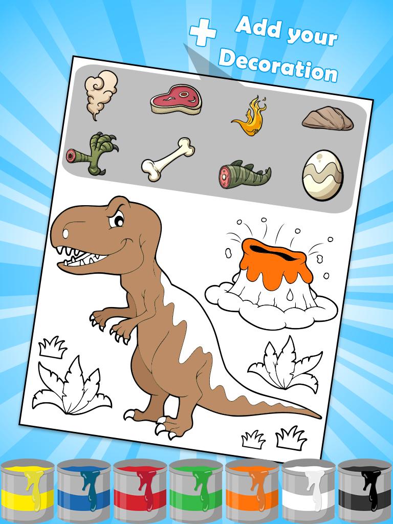 Dinosaurs Coloring Pages 2