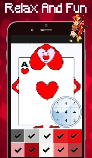 Solitaire Color By Number-Pixel Art: Coloring Book
