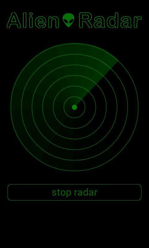 Alien Radar Simulation