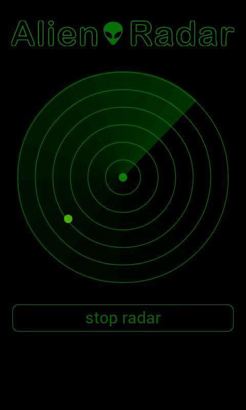 Alien Radar Simulation