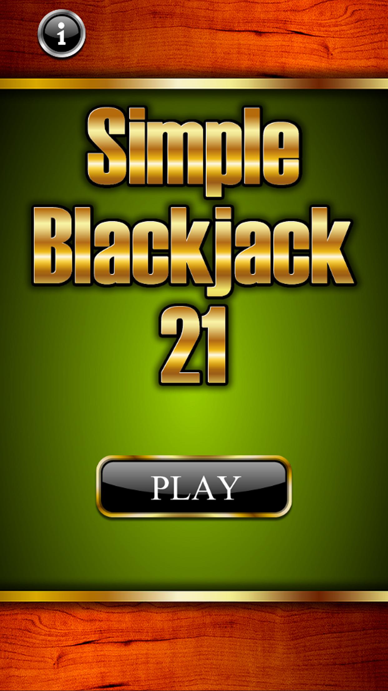 Simple Blackjack 21