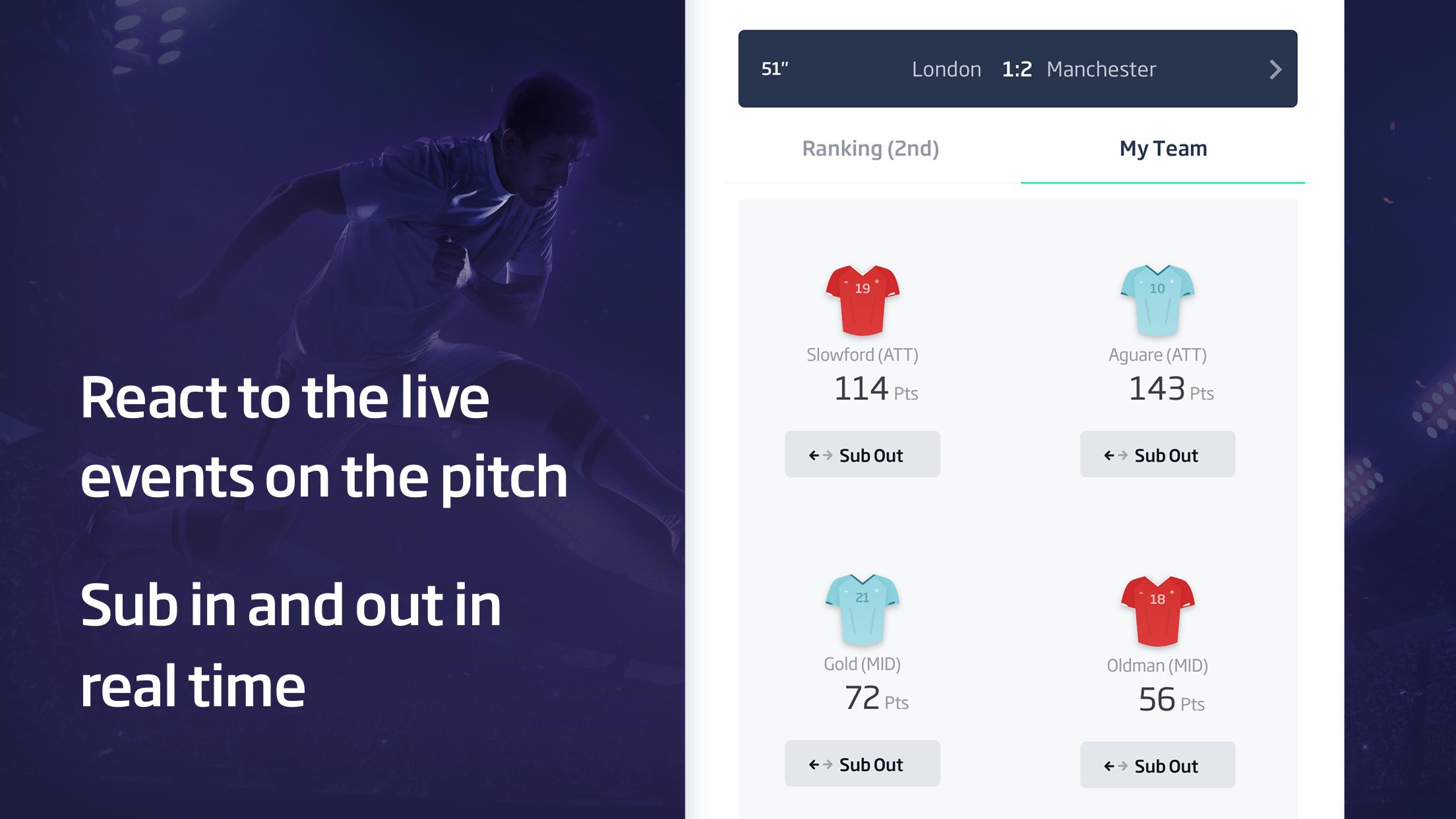 FOOSIO - Live Football Manager