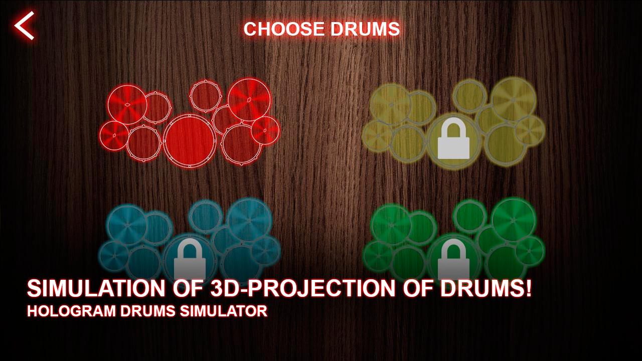 Hologram Drums Simulator