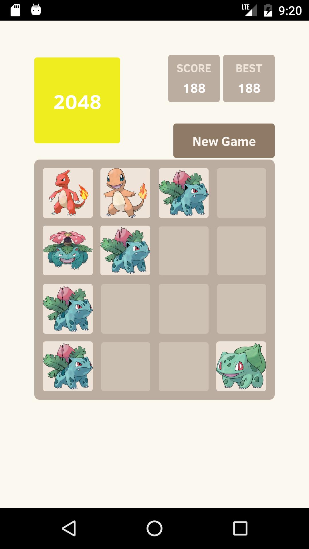 2048 for Pokemon