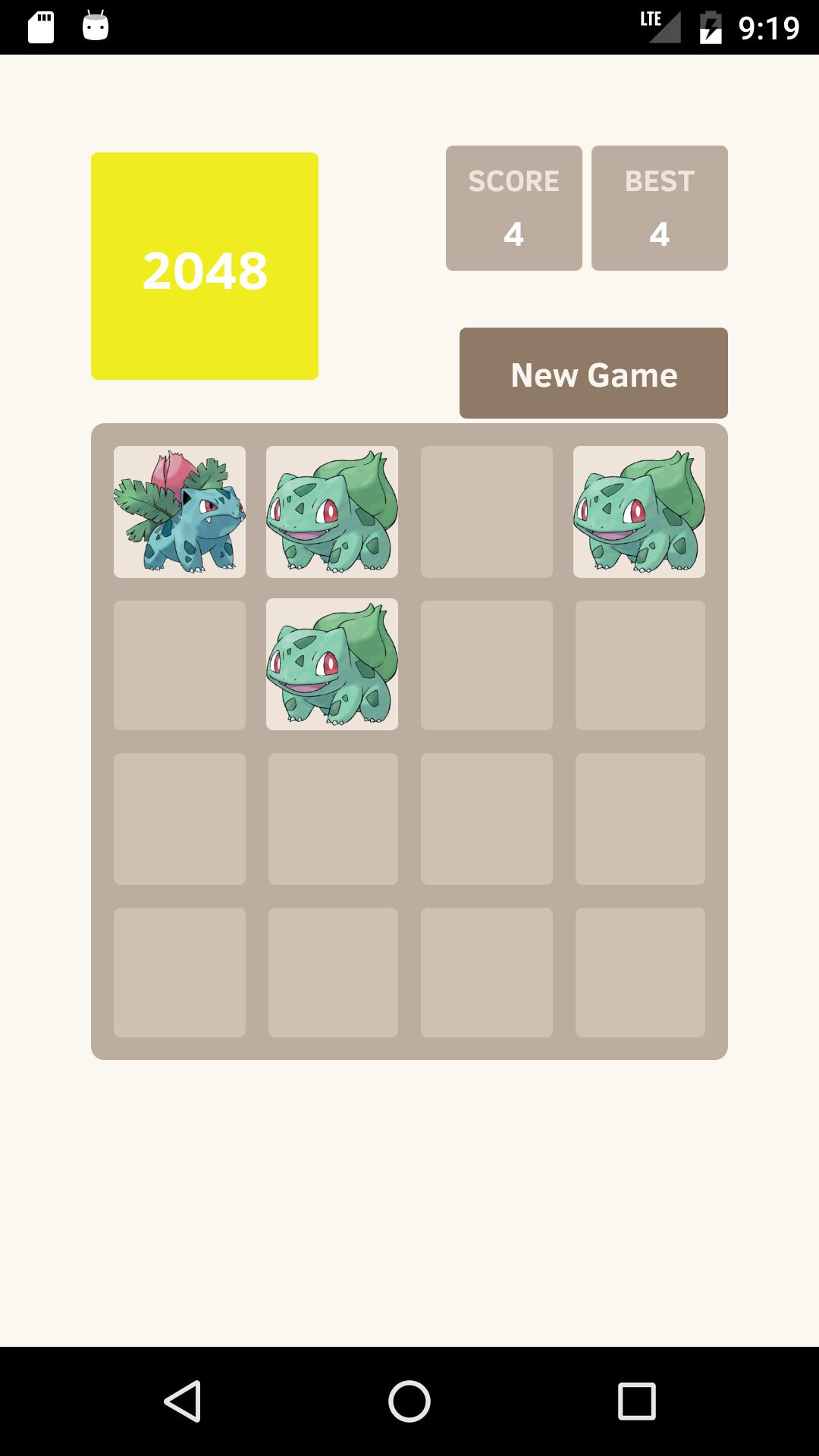 2048 for Pokemon