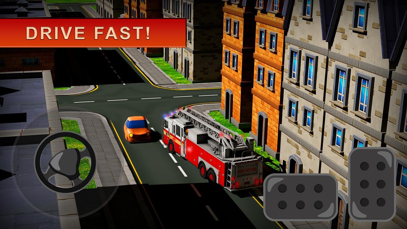 Fireman Rescue: Driving Game