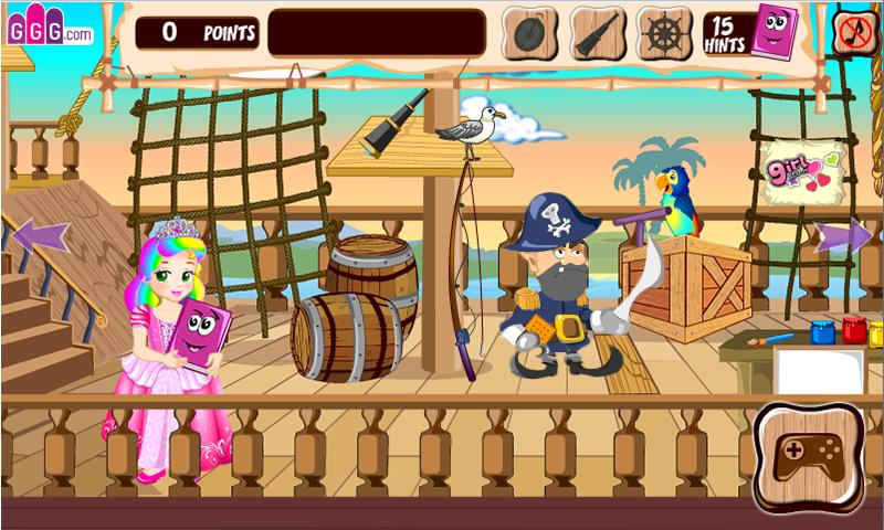 Juliet Island Adventure - princess game