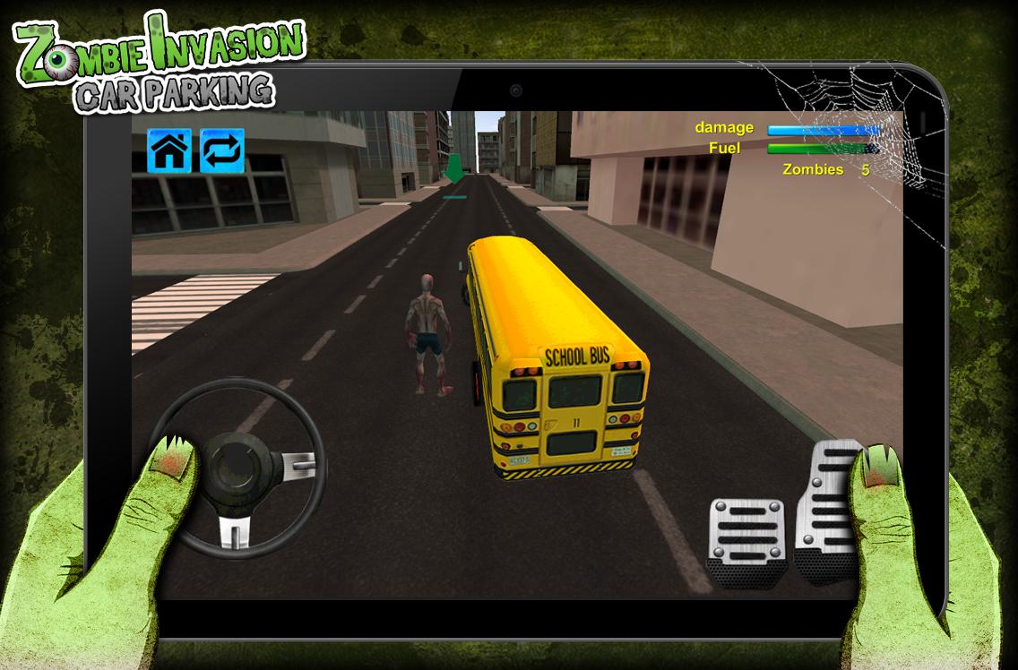 Zombie Invasion Car Parking