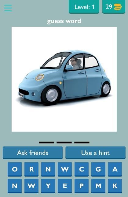 3 Letters Guess the Word