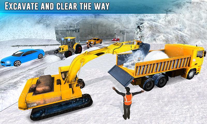 Grand Snow Excavator Sim truck