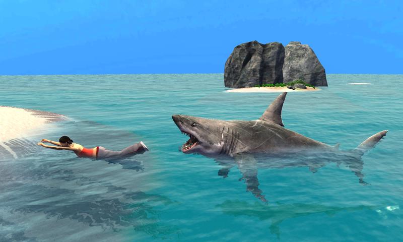 Angry Megalodon Attack