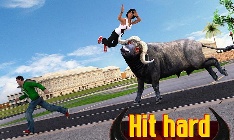 Angry Buffalo Attack 3D