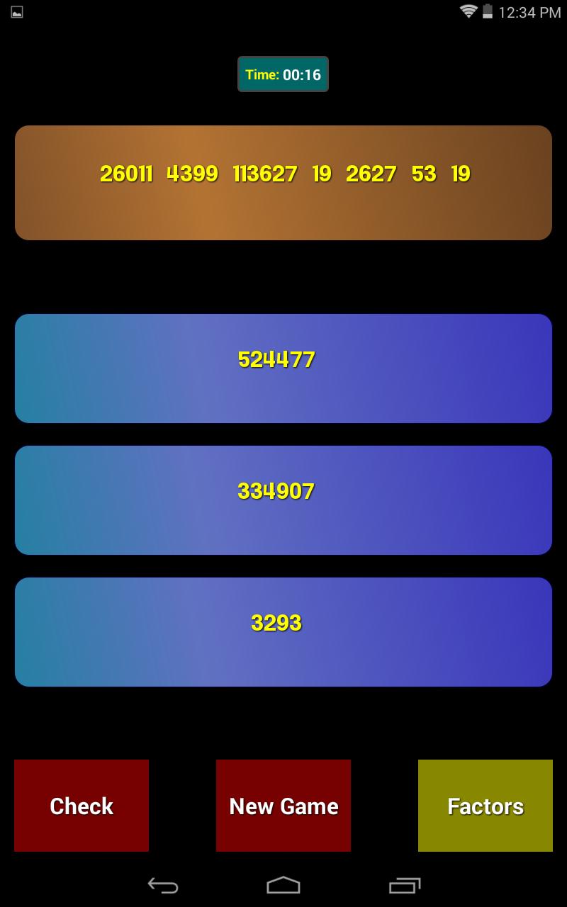 Math Games and Puzzles