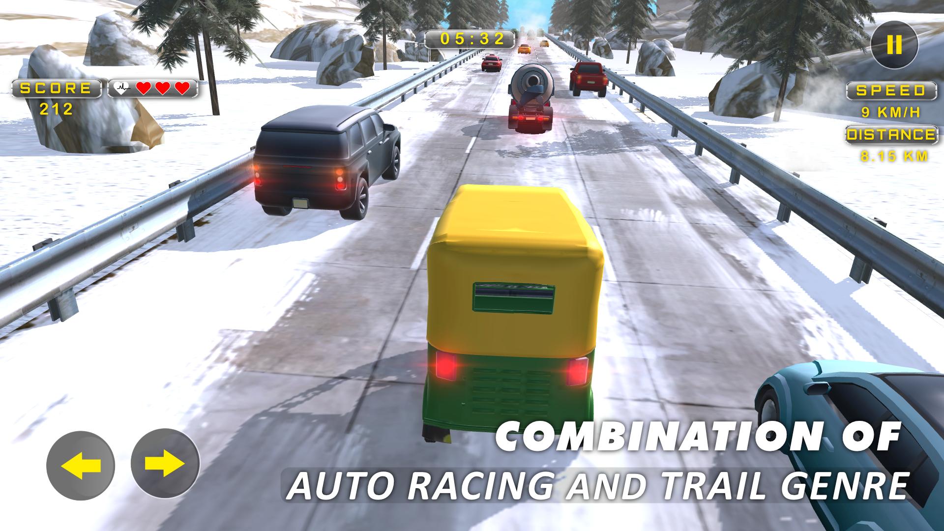 Tuk Tuk Rickshaw -Traffic Race