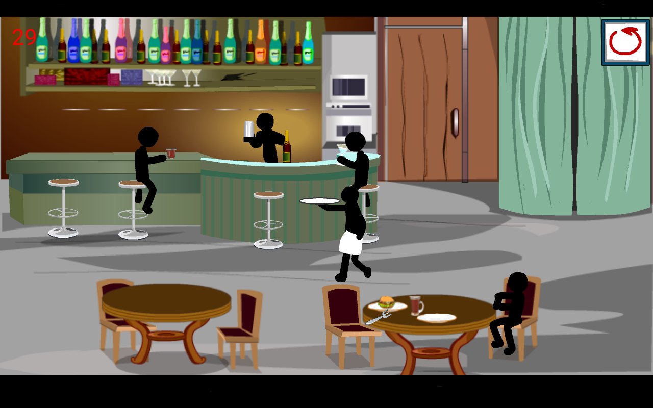 Stickman Bloody Bar