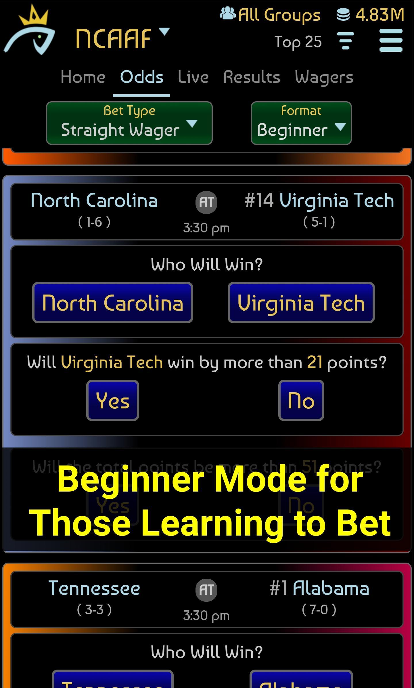 Sports Betting Game
